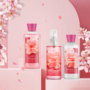 Vital Luxury Bath&Body Kit Japanese Cherry Blossom,3 fl oz,with Body Lotion, Shower Gel and Body Mist,Home Spa Set,3