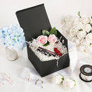 PKGSMART 10 Small Gift Boxes with Lids, Black Gift Boxes Bulks for Wedding, Party, 6x6x4 inches