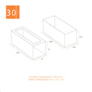 PKGSMART 30 Macaron Gift Boxes for 4 or 5, Rose Gold Macaron Boxes with Clear Window, 4.8x1.9x1.9 inches