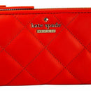 Kate Spade PWRU4230-608 Women's Emerson Place Nisha Zip Around Cajun Shrimp Leather Wallet