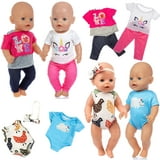 10set Doll Clothes Accessories for 14-16 inch Dolls,43cm New Born Baby Dolls(No Doll)