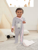 Gerber Baby Girl Sleep 'N Play Footed Pajamas, 2-Pack