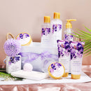 Spa Bath Gift Sets for Women - 11 Pcs Lavender Gift Baskets, Beauty Birthday Holiday Mothers Day Gifts for Mom