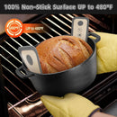 Kocwell 2 Pack Thickened Silicone Bread Sling, Reusable Sourdough Bread Baking Mat