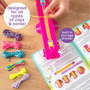 Just My Style D.I.Y. Multicolor Satin Cord Bracelet Maker, Arts & Crafts, 6+
