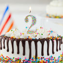 Great Value Birthday Party Candle, Number 2