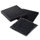Hallmark with Lid Shredded Paper Fill All Occasion Black Paper Gift Box, 7.2" x 7.1"