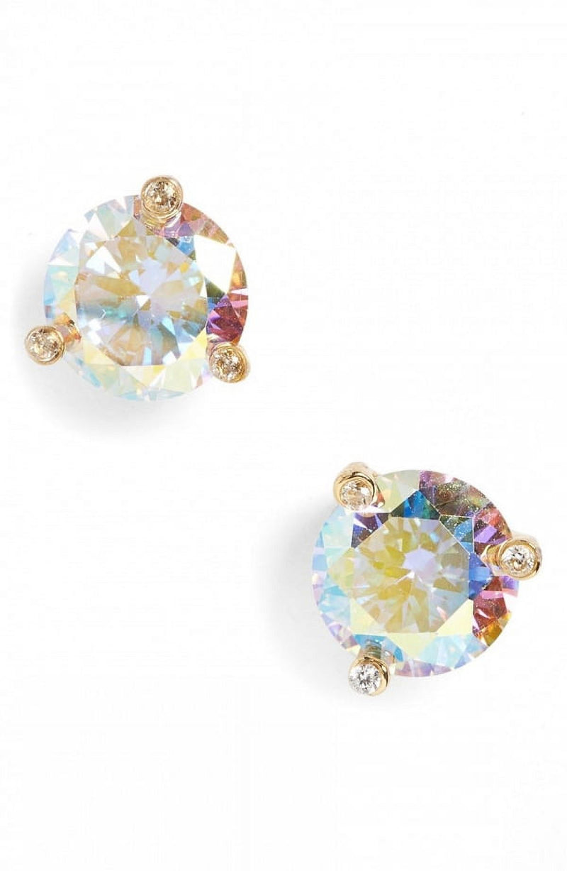 Kate Spade New York Earrings Rise and Shine Studs Abalone Gold