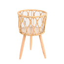Better Homes and Gardens 12 in Dia Willow Sage Beige Planter