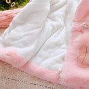 MINKIDFASHION Baby Girls Winter Little Kids Toddler Warm Jacket Coat Pink 1T