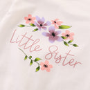 Newborn Baby Girl Clothes Baby Girl Outfits Long Sleeve Romper 3PCS Clothing Set 0--3 Months