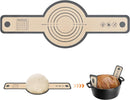 Kocwell 2 Pack Thickened Silicone Bread Sling, Reusable Sourdough Bread Baking Mat
