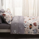 Gusuhome 7 Piece Kids Dog Comforter Full Size Cute Animal Dog Bedding Set