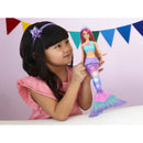 Barbie Dreamtopia Mermaid Doll with Twinkle Light-Up Tail and Pink-Streaked Hair