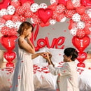 Valentine's Day Balloons Kit - I Love You Balloons, for Valentines Day Decorations