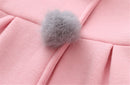 MINKIDFASHION Baby Girls Winter Autumn Cotton Warm Jacket Coat Pink 2T