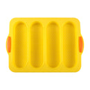 Kitchen Supplies on Sale！Loaf Pan Set Of 1 With Four Buns French Bread Loaf Pan Bread Pan Non-stick Pan Easy To Release Household Silicone Food Baking Breakfast Romantic Dinner Tool
