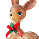 Mini Brown Sitting Deer Tabletop Decoration, 4.72 in, by Holiday Time