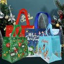 LONGRV 12Pack Christmas Gift Bags Large Christmas Gift Bags with Handles Reusable Gift Bag