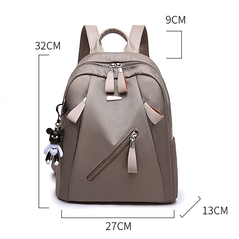 2DXuixsh High Rolling Backpack Women's New Korean Fashion Popular Waterproof Cloth Backpack Poop Backpack