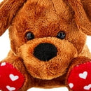 Valentine's Day Brown Lab Plush Toy, 5", by Way To Celebrate
