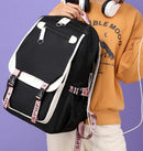 Cartoon Schoolbag Kuromi Large Capacity Leisure Backpack Waterproof Shoulder Bag 6-12 Years Old