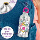 Just My Style Color Your Own Water Bottle, Pre-Designed, Boys and Girls, Child, Ages 6+