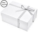 ACSTEP 5 Pack Gift Boxes for Lids, Magnetic Gift Box for Present, Christmas Gift Box 9.5*7*4 Inch, White