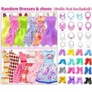 K.T. Fancy 39 Pcs Doll Clothes and Accessories 3 Fashion Dresses Perfect for 11.5 inch Dolls