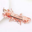 CXDa Women Rhinestone Flower Butterfly Hairpin Hair Clip Barrette Ponytail Holder