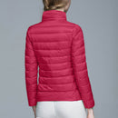 PMVFHDE Jackets for Women Casual Winter Down Coat Lightweight Hoodless