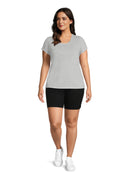 Just My Size Women's Plus Size 2 Pocket Pull-On Shorts