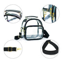 Usetcc Clear Purse Bag Stadium Approved, Clear Tote Bag with Front Pocket