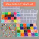 Koralakiri 12000Pcs Flat Polymer Clay Beads Kit 48 Colors,6mm Heishi Beads for Bracelets Necklaces Jewelry Making Gifts for Girls Ages 6-12