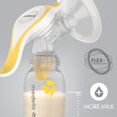 Medela Harmony Manual Breast Pump with PersonalFit Flex Breast Shield, 6 Piece Set