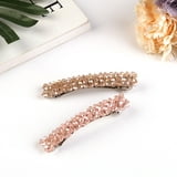 6PCS Hair Barrette Rhinestone Hair Clip Decorative Hair Side Clip Hair Accessories