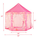 Princess Castle Kids Play Tent Toys for 3 6 8 12 Years Indoor Girls Hexagon Playhouse