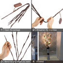 Branch Lights 30"20LED Lighted Battery Operated Warm White Led(5pcs Branches)