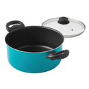 Mainstays 7 Piece Non-Stick Cookware Set Teal