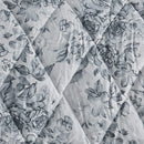 Empire Silver Roses Cotton 9 Piece Bed in a Bag Comforter Set with Sheets