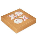 Valentine's Day Large XOXO Confetti Gift Box, 6.25" x 6.25" x 4.25", by Way To Celebrate