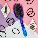 Goody Let It Shine Nylon 10" Oval Detangling Bristle Hair Brush, Purple 1CT