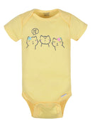 Onesies Brand Baby Girl Short Sleeve Onesies Bodysuits, 8-Pack, Sizes Newborn-12M