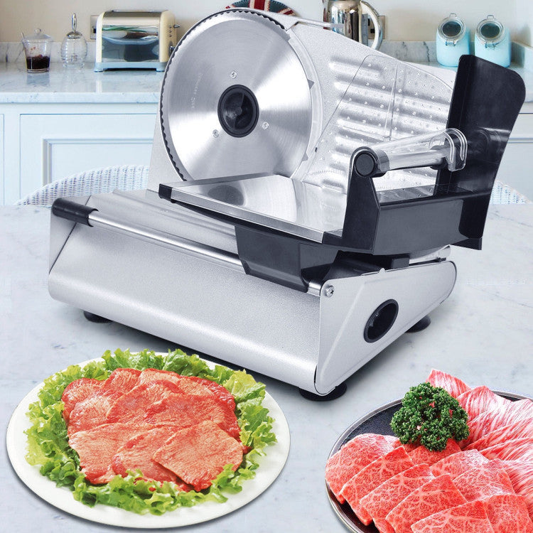 7.5 Inch Blade Electric Meat Slicer Cheese Deli Meat Food Cutter