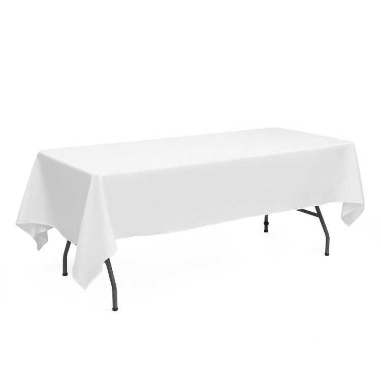 10 Pieces 60 x 102 Inch Rectangle Polyester Tablecloth