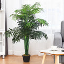 5.5 Feet Artificial Ficus Silk Tree with Wood Trunks