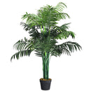 5.5 Feet Artificial Ficus Silk Tree with Wood Trunks