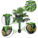 5.5 Feet Artificial Ficus Silk Tree with Wood Trunks