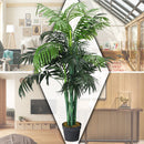 5.5 Feet Artificial Ficus Silk Tree with Wood Trunks
