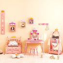 Kids Full Length Mirror with 360 Degree Rotatable Design and Shelf